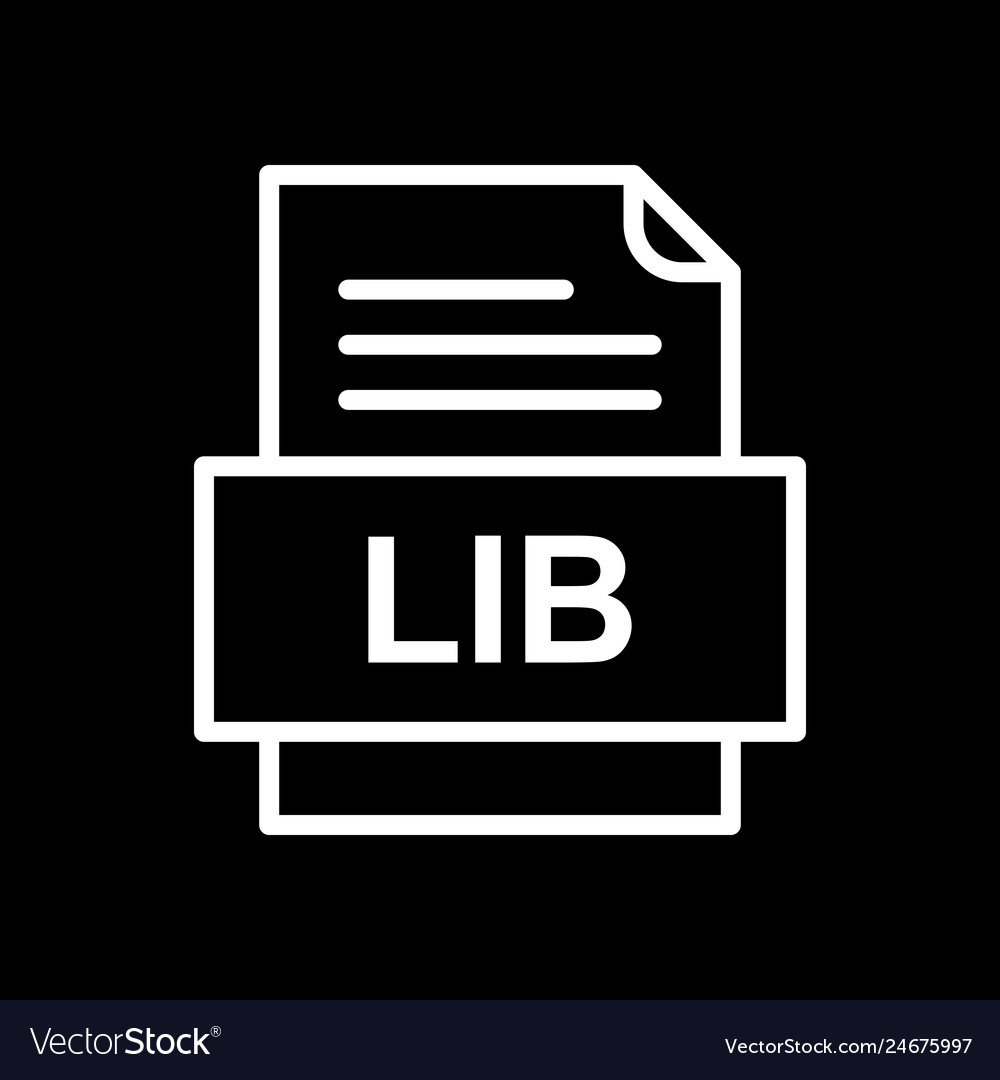 Lib file document icon