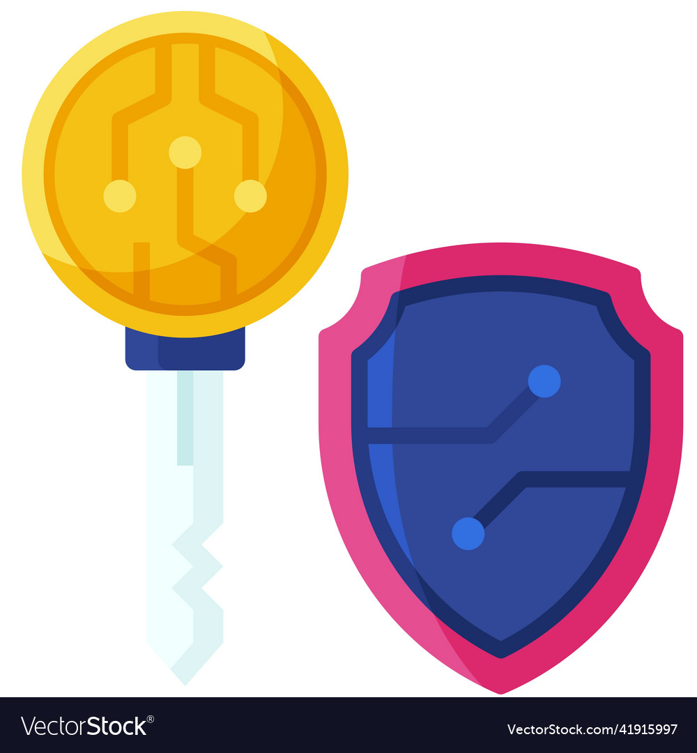 Private key icon blockchain related