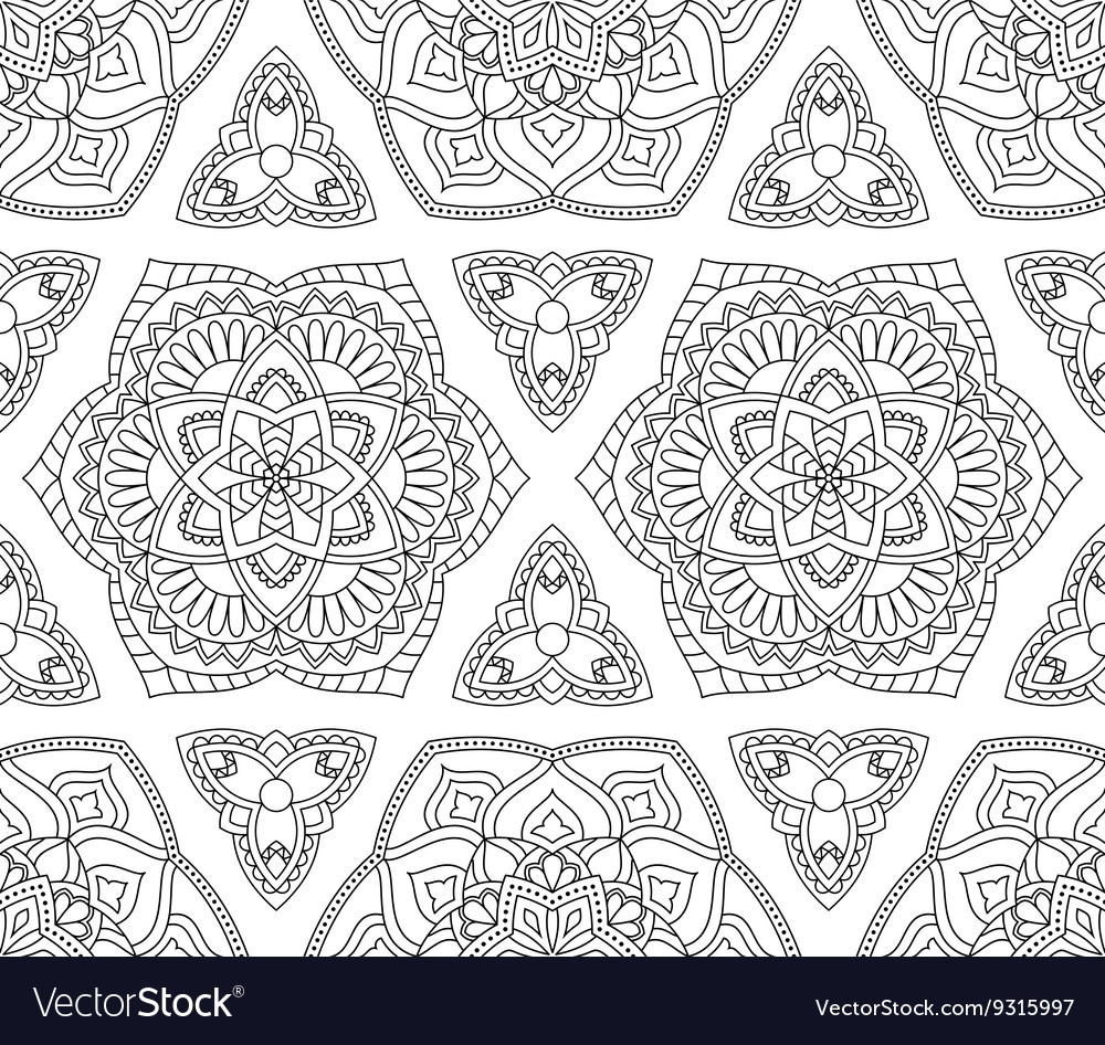 Seamless oriental pattern