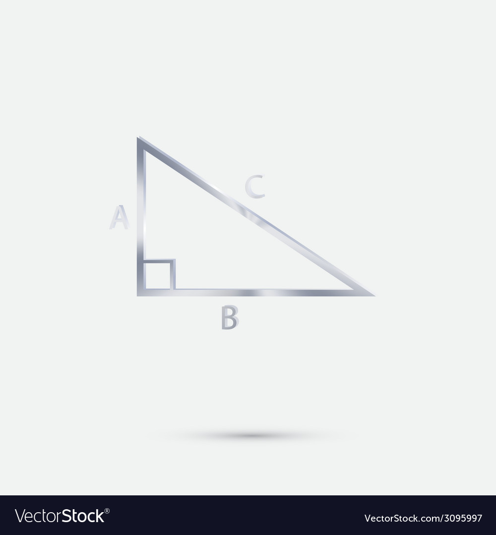 Triangle math Royalty Free Vector Image - VectorStock