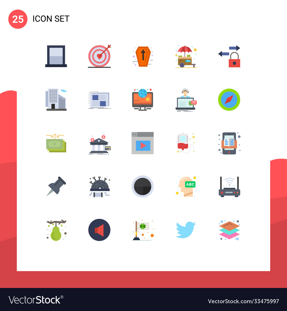 User interface pack 25 basic flat colors