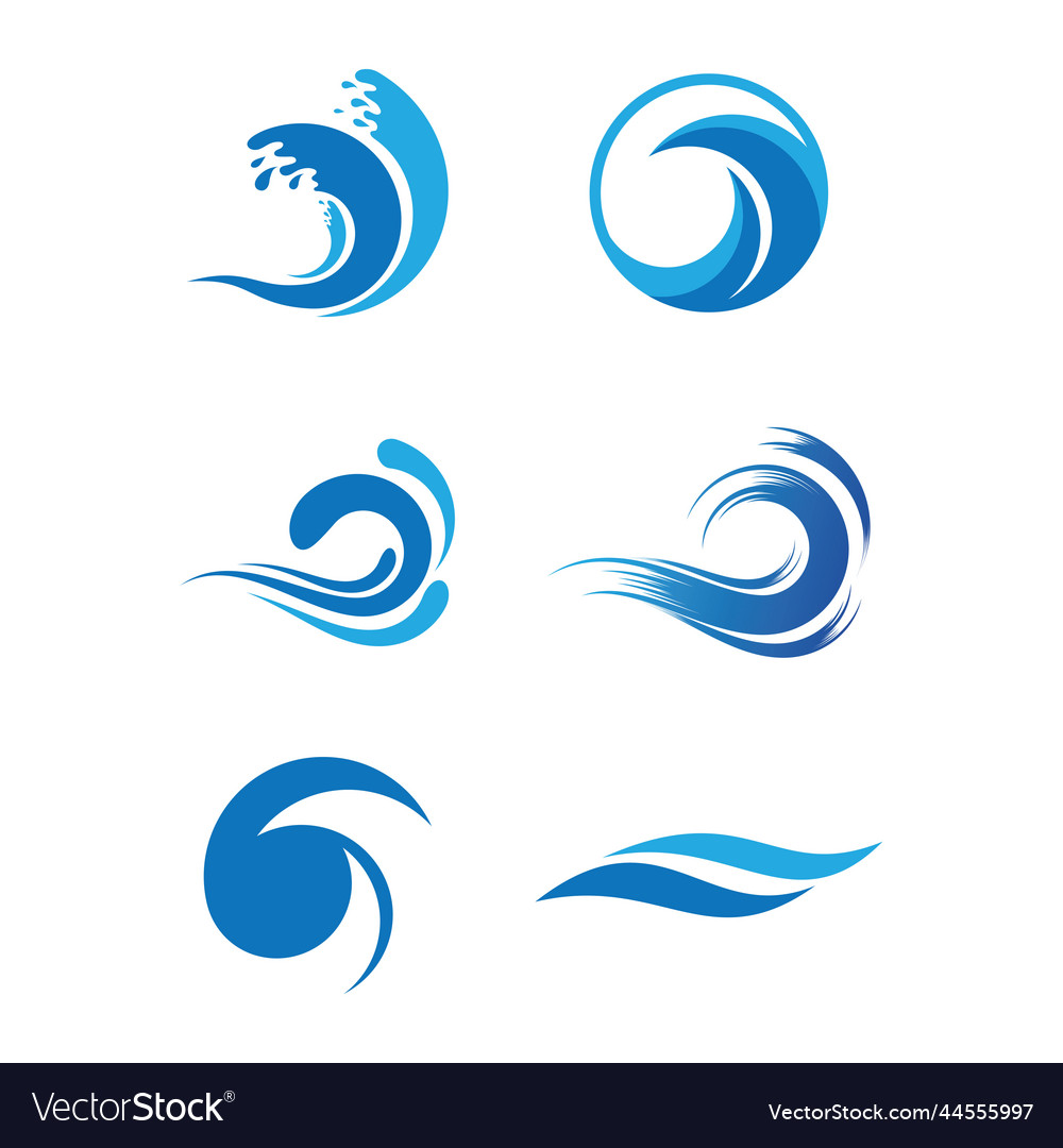 Water wave Royalty Free Vector Image - VectorStock