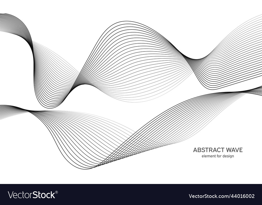 Abstract wave element for design digital vector image Abstract wave element for design digital