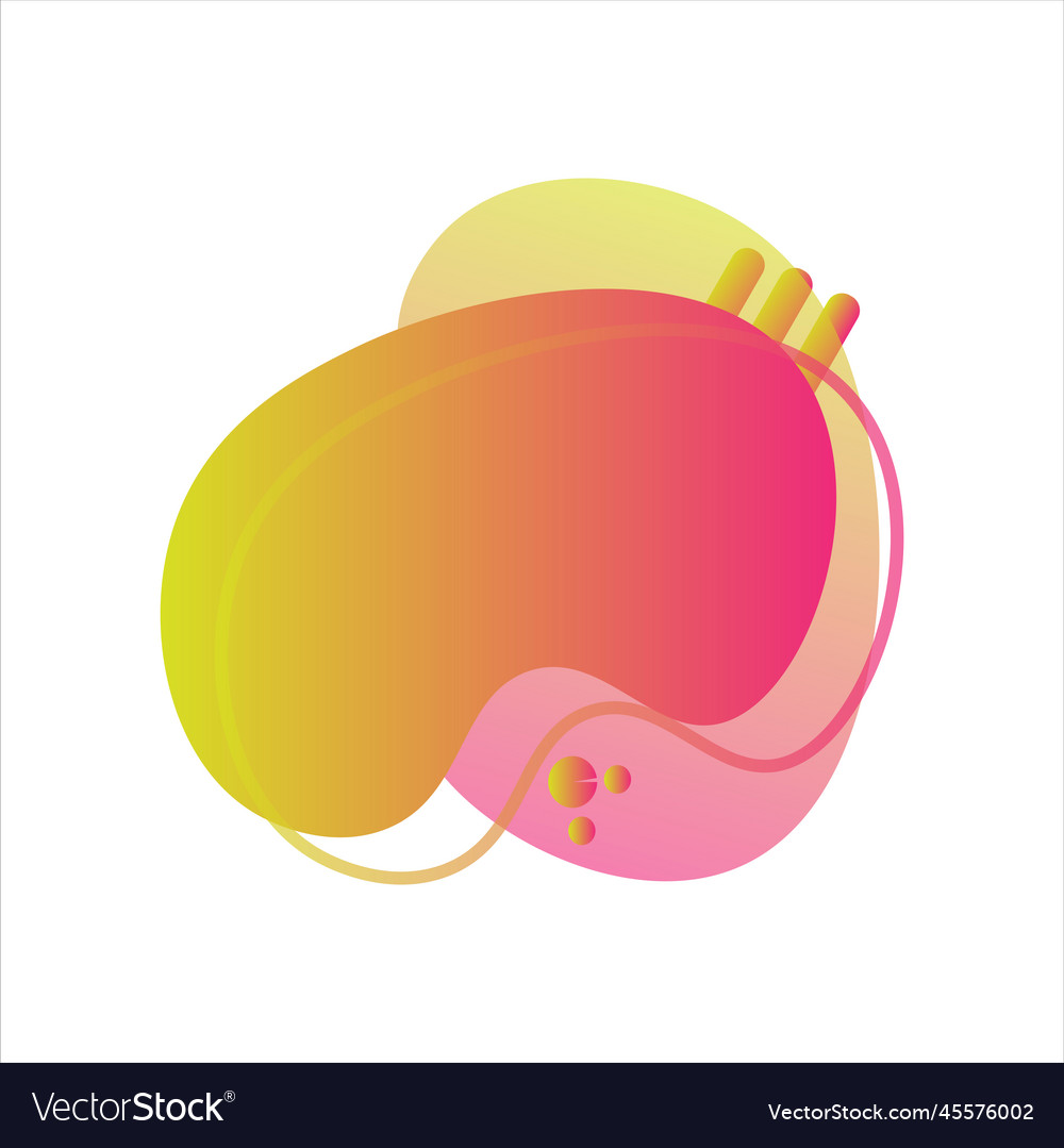 Blob Gradienten-Design vector image Blob Gradienten-Design
