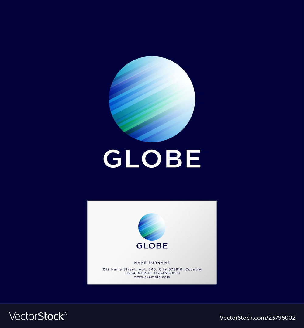 Blue Planet Globe Icon - UI & Web