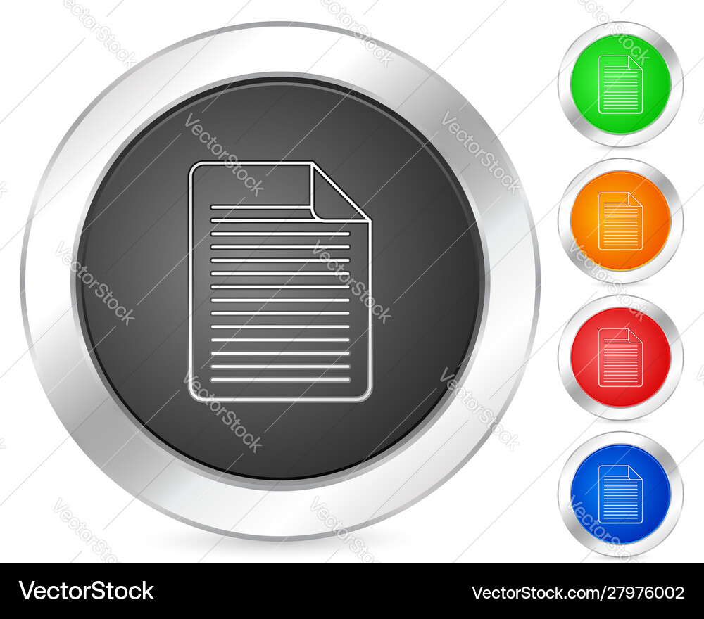 Computer icon document Royalty Free Vector Image