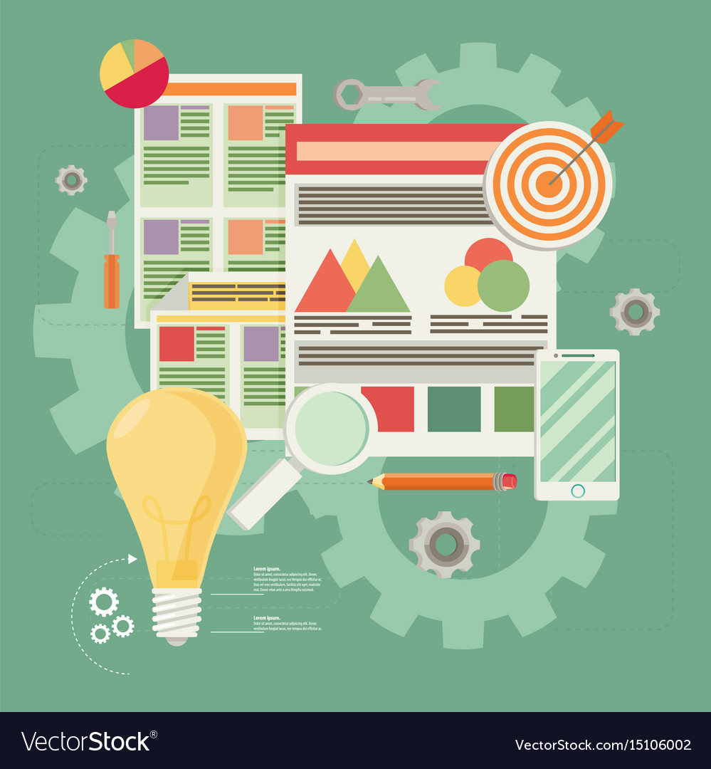 Flat of web analytics information and development