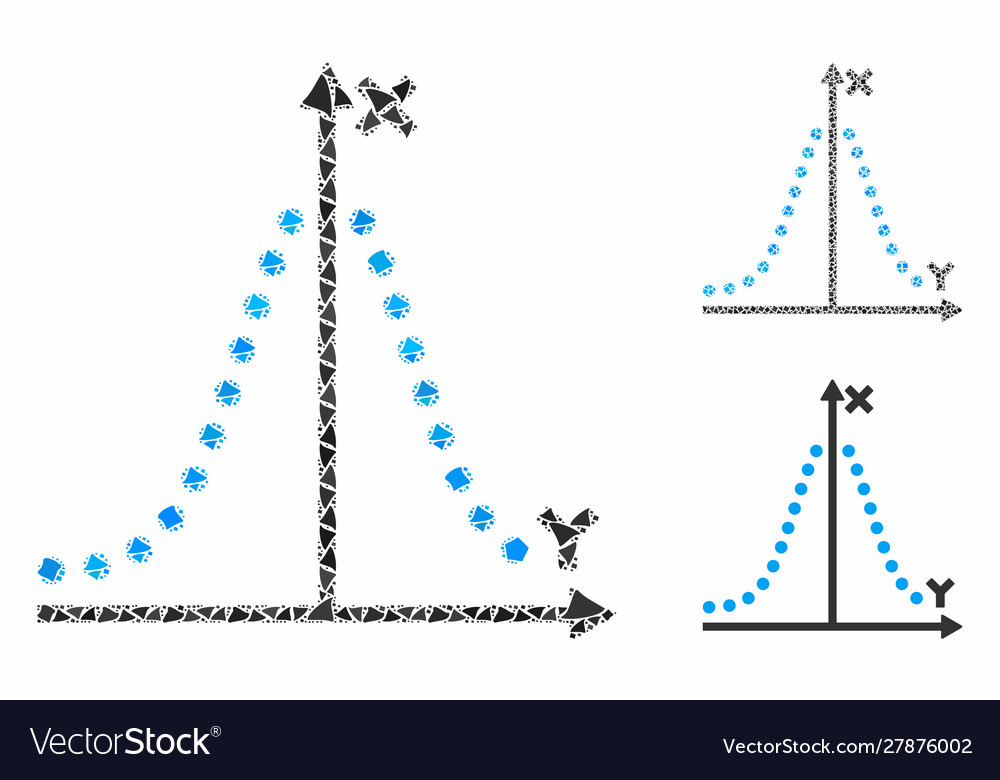 Gauss plot composition icon inequal items