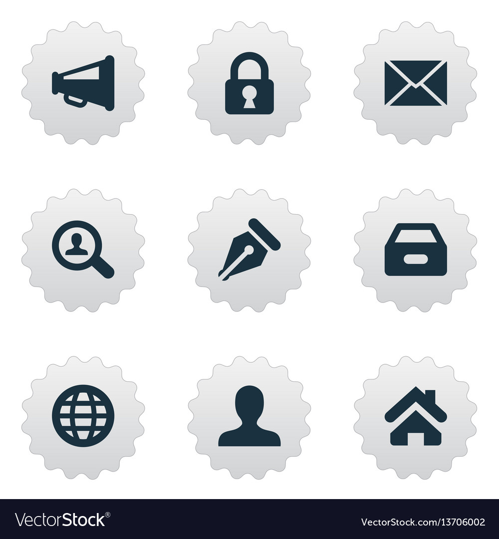 Set of simple job icons