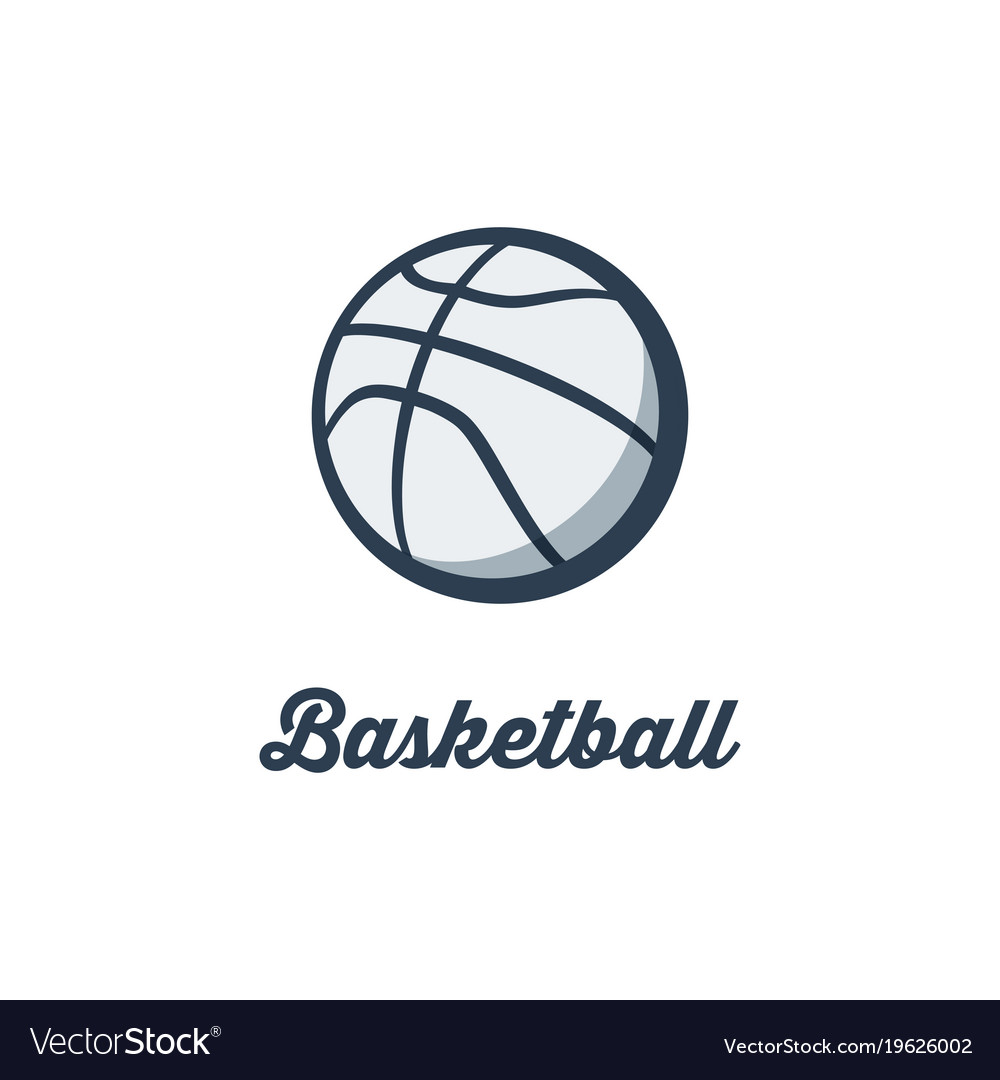 Silhouette of basketball ball player