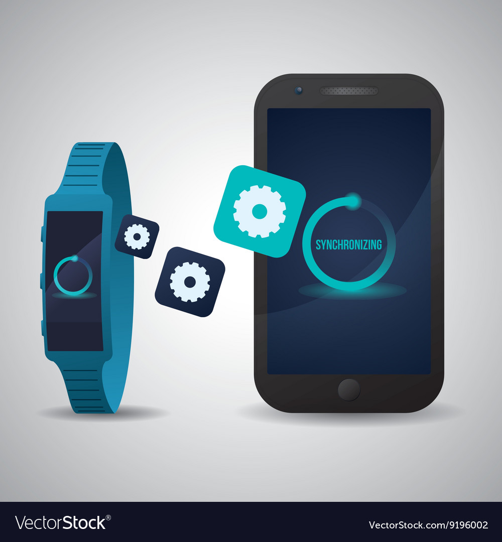Smart device design gadget icon isolated