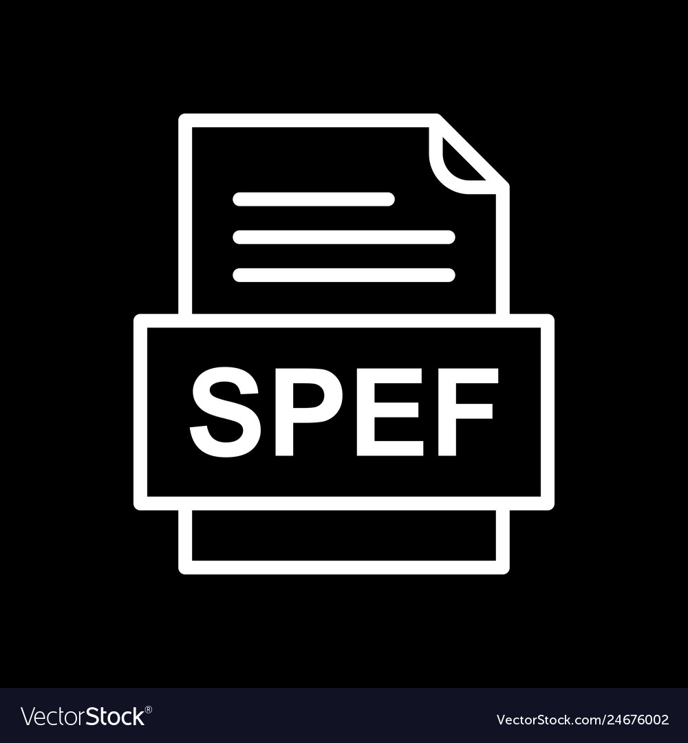 Spef file document icon