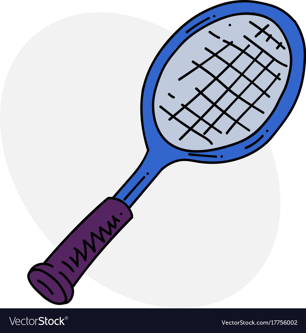 Tennis racket Royalty Free Vector Image - VectorStock