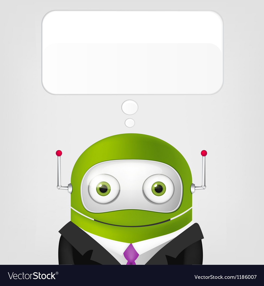 Cheerful Robot Character