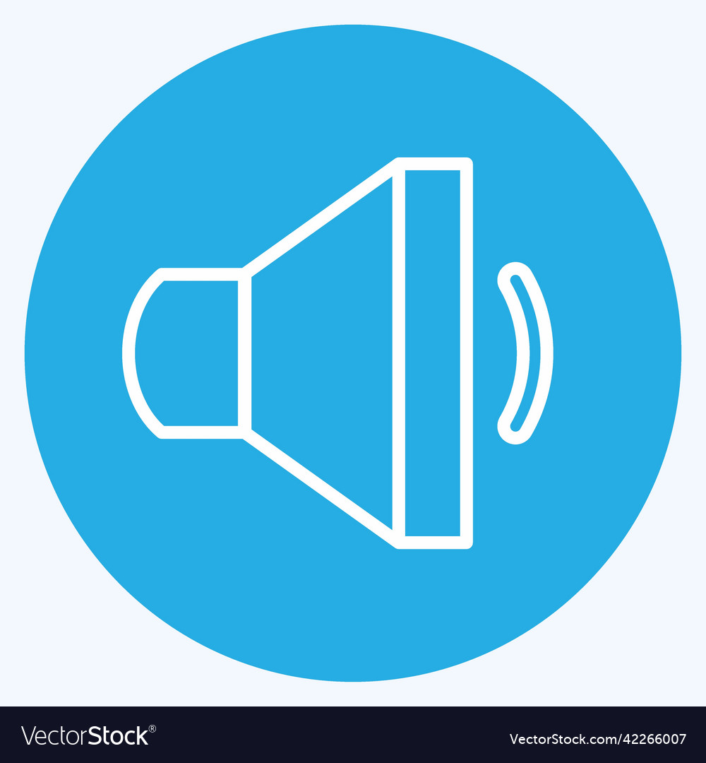 Icon speaker 1 suitable for web interface symbol Vector Image Icon speaker 1 suitable for web interface symbol