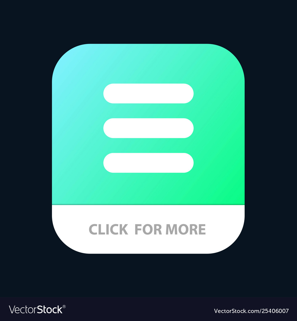 List task text mobile app button android and ios vector image List task text mobile app button android and ios