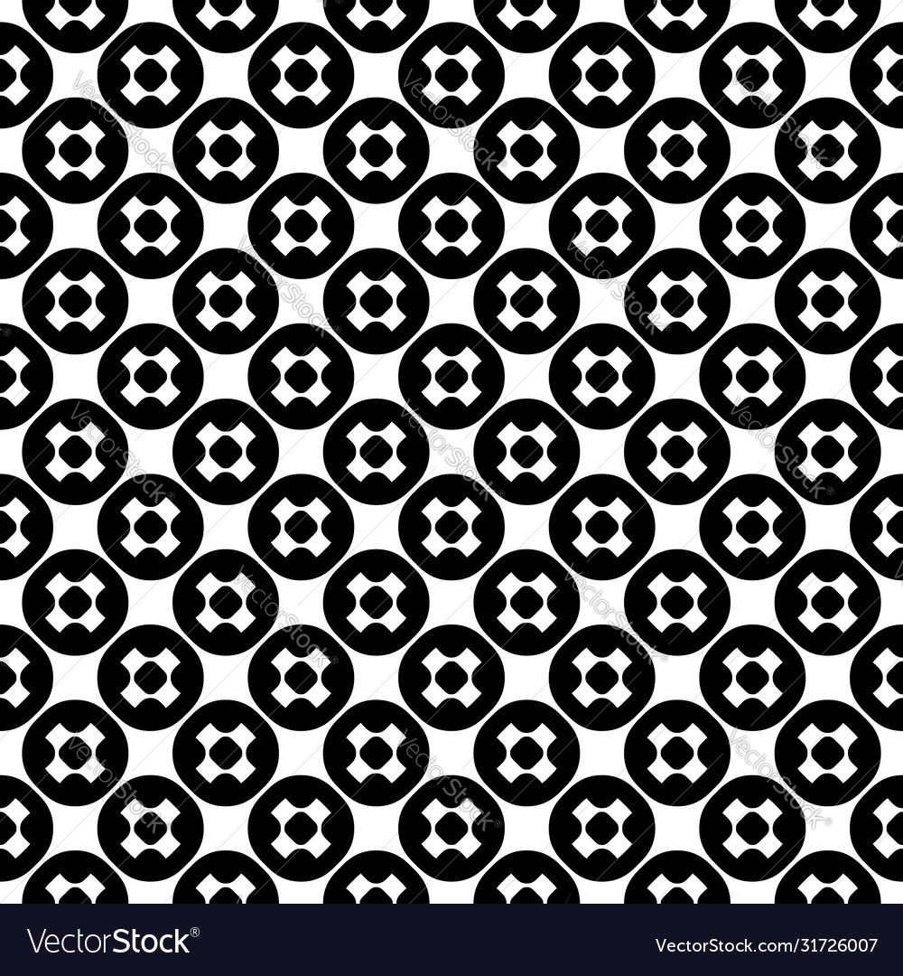 Seamless pattern simple monochrome texture vector image Seamless pattern simple monochrome texture