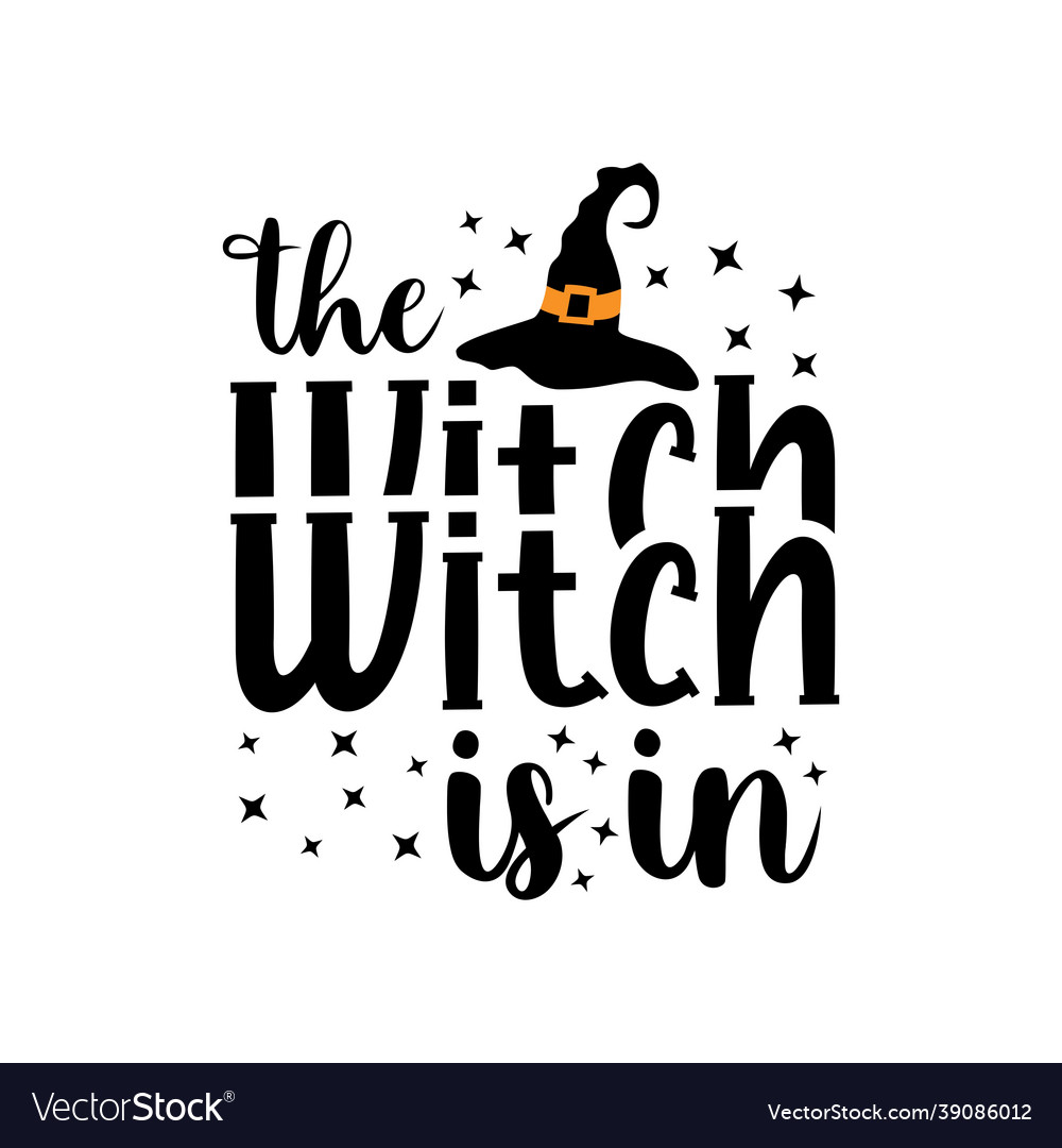 Funny phrase for halloween Royalty Free Vector Image