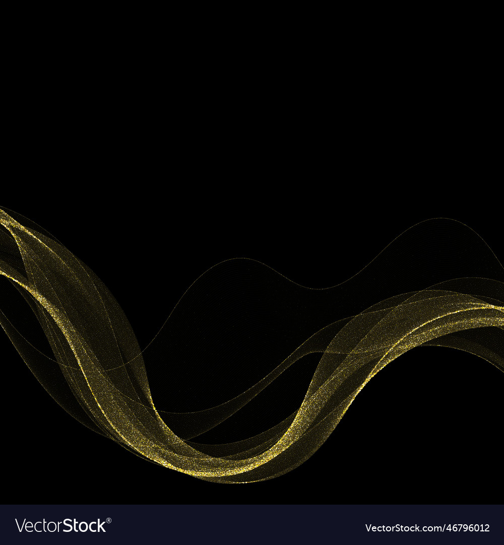 Gold splash and motion abstract graphic Royalty Free Vector