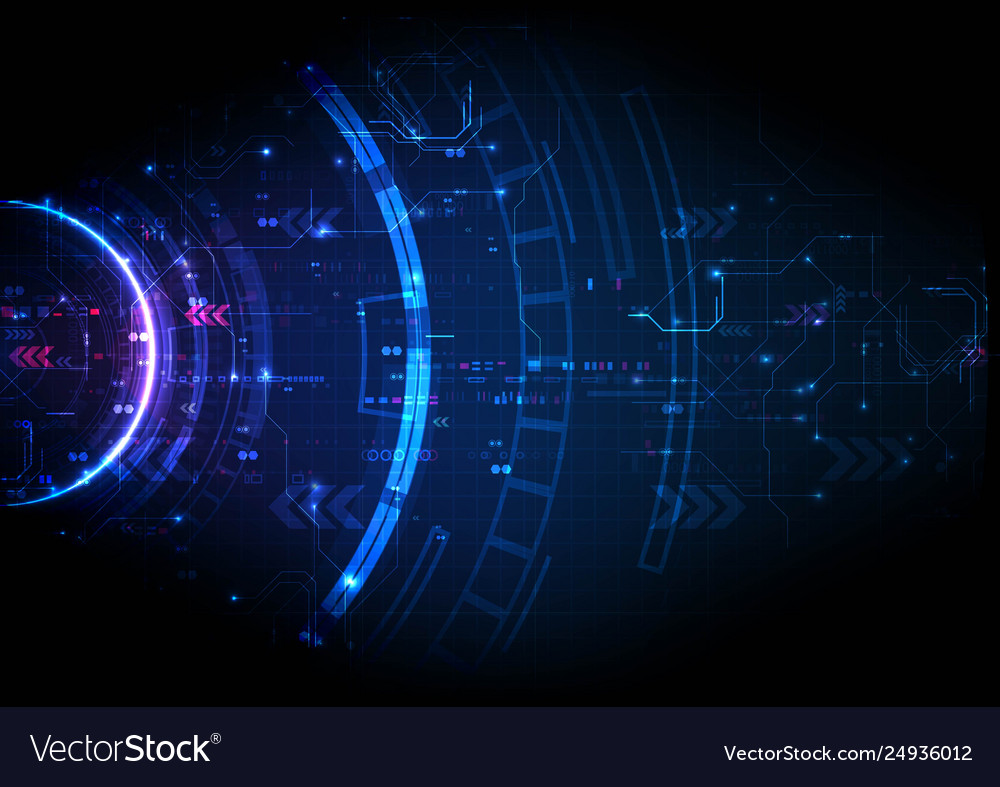 Light futuristic game several digital technology Vector Image