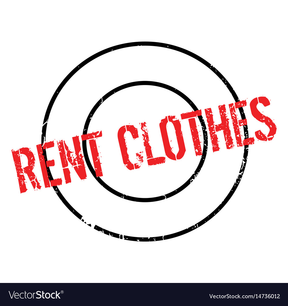 rent-clothes-rubber-stamp-royalty-free-vector-image