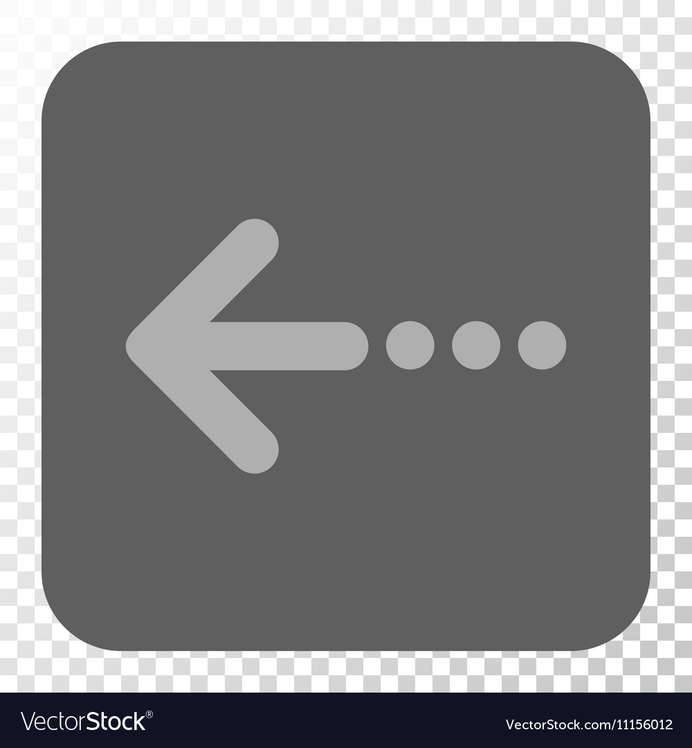 Send left rounded square button