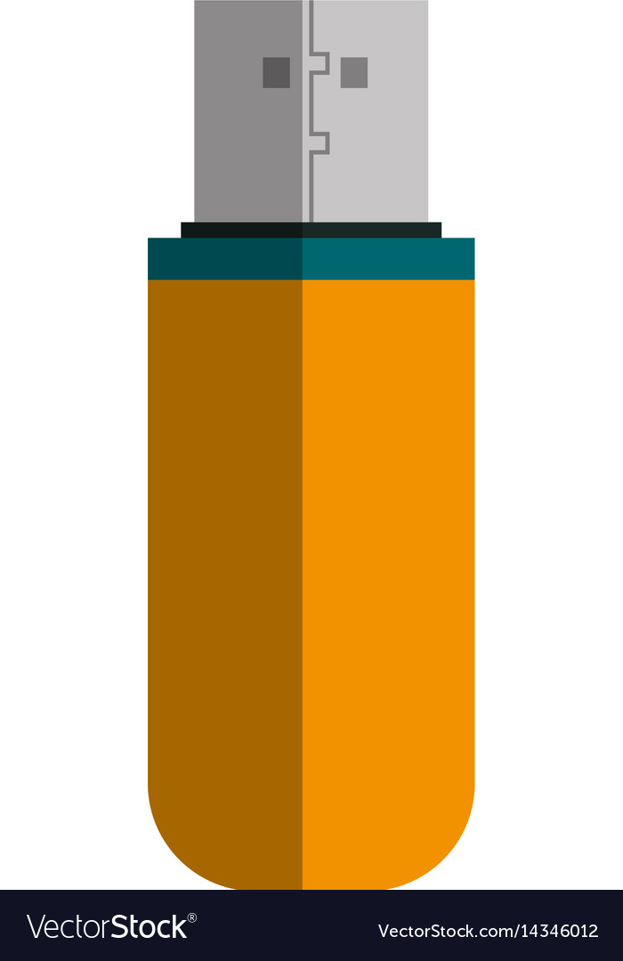 Usb memory isolated icon