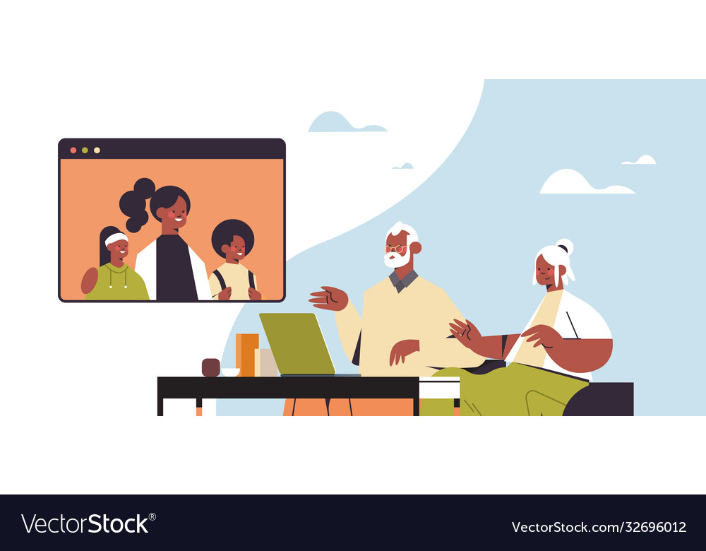 Woman with child having virtual meeting