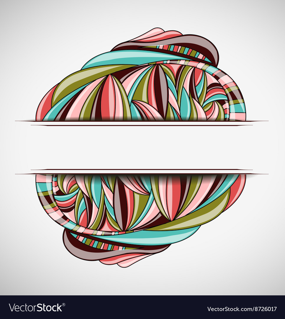 Abstract background with frame