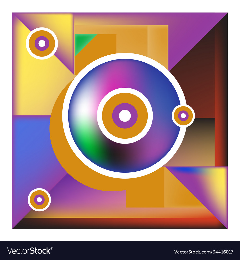 Abstract modern triangles background pattern vector image Abstract modern triangles background pattern