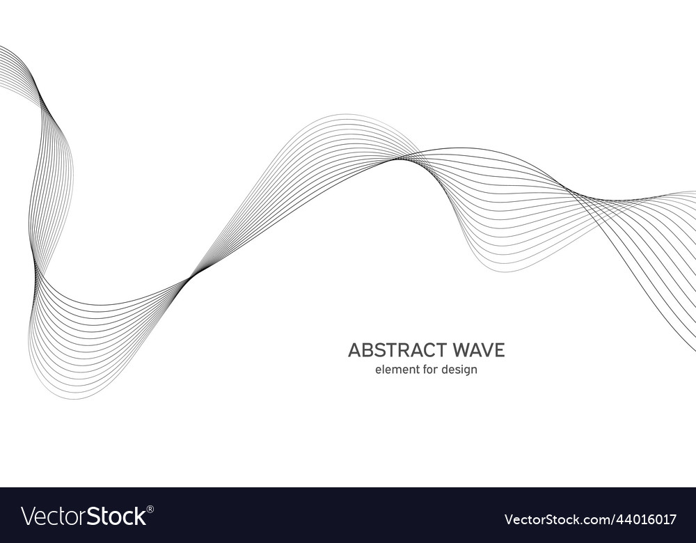 Abstract wave element for design digital vector image Abstract wave element for design digital