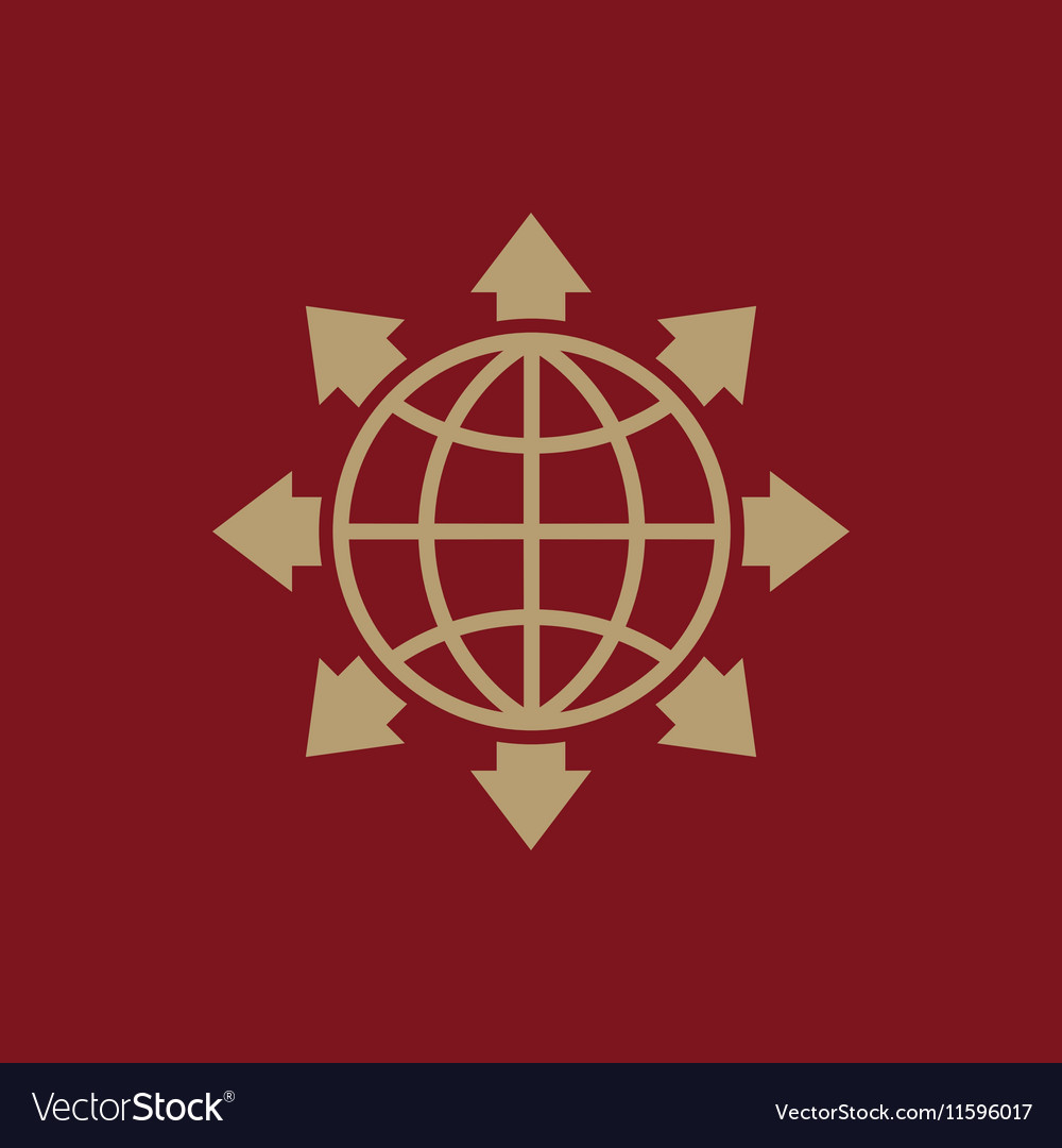 Global solution icon www and browser