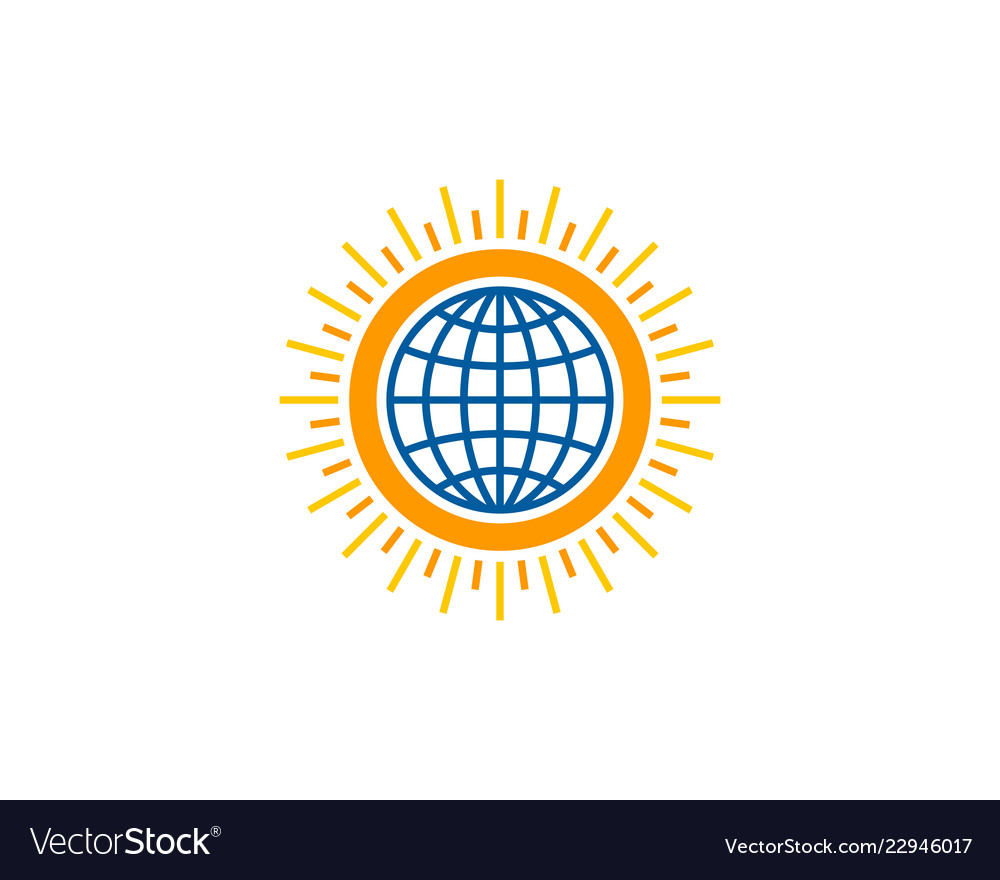 Global Sun Globe Icon
