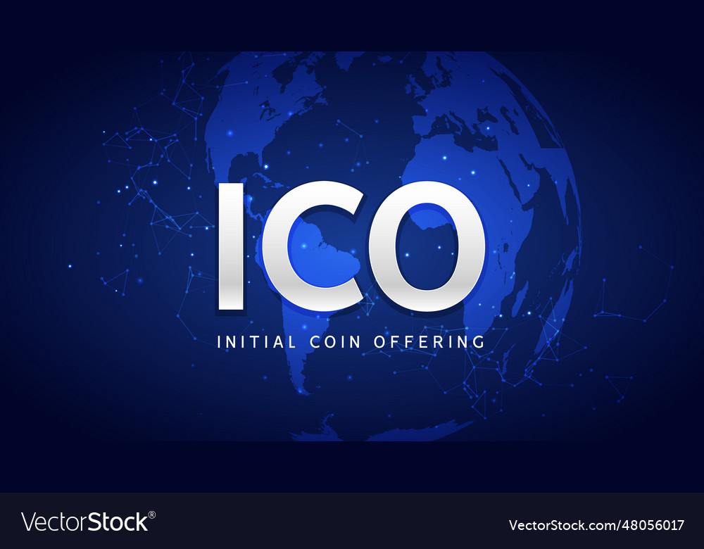 Ico initial coin offering background blockchain