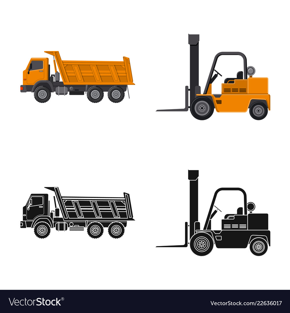 Isolated object of build and construction logo