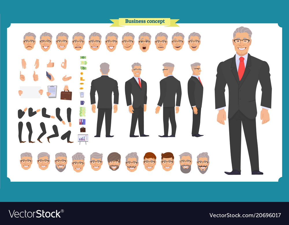 Manager Character Set - Multiple Views