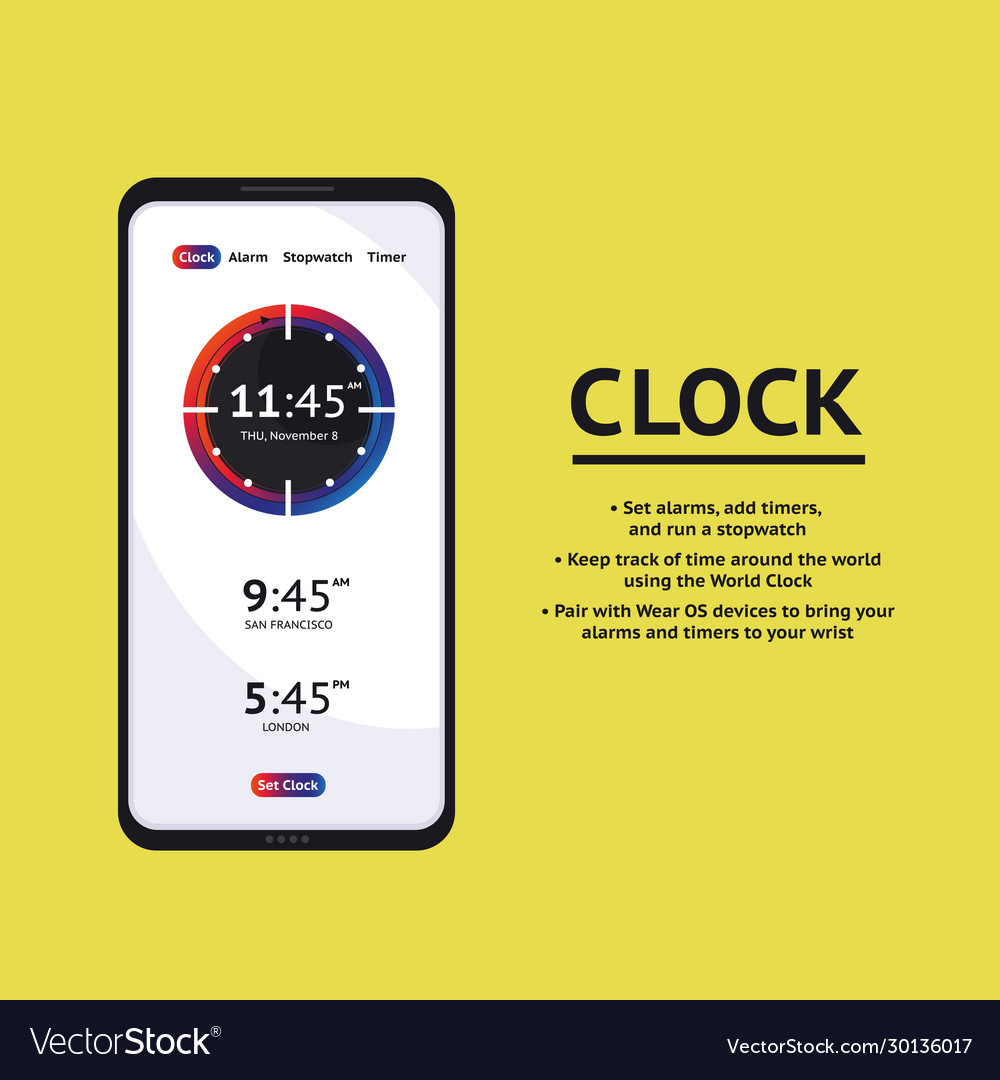 Mobile Stopwatch & Timer UI