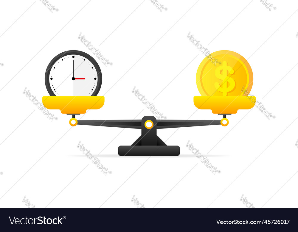 Scale in flat style isolated on white
