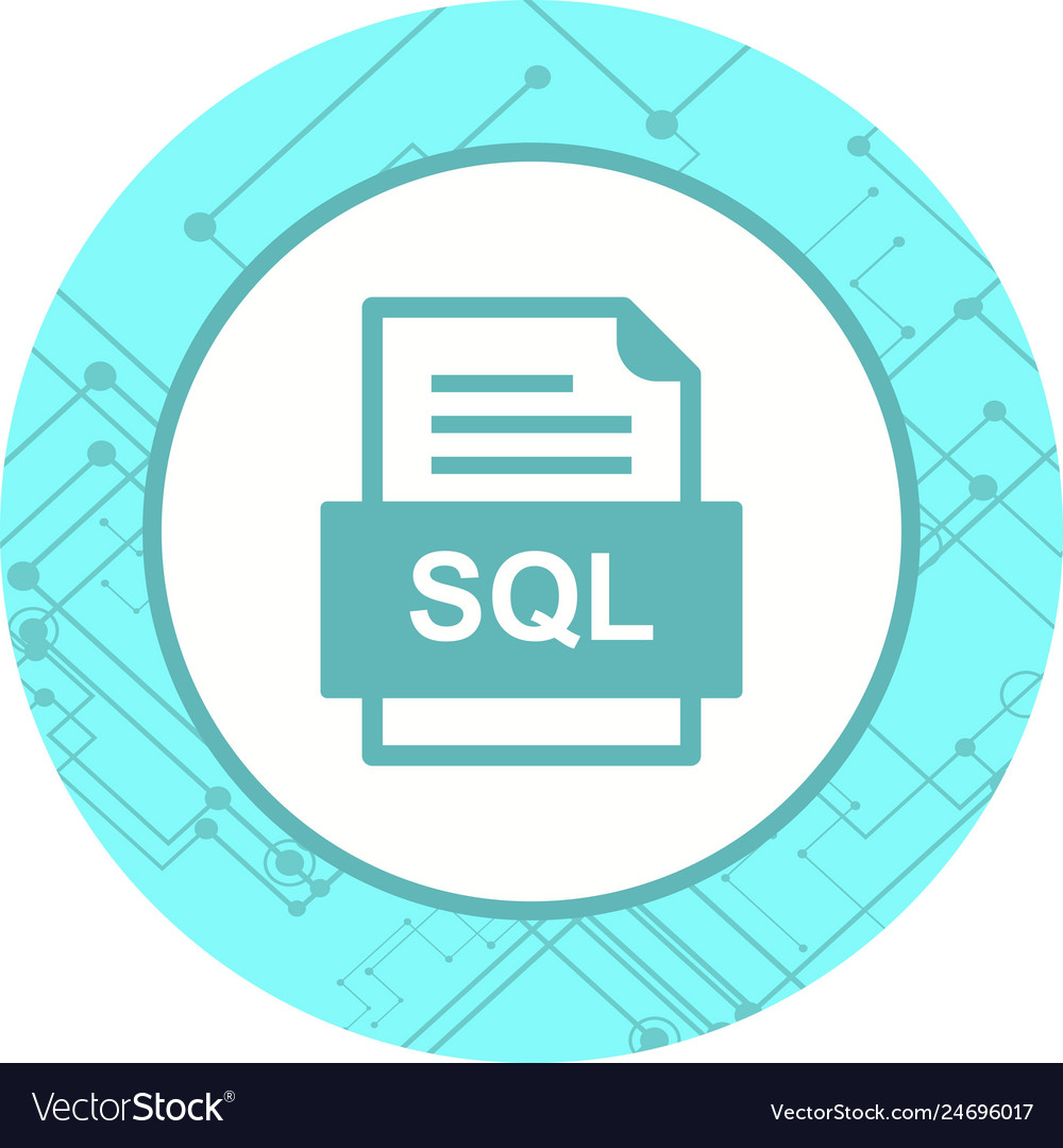 Sql file document icon