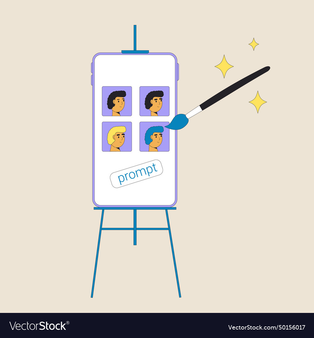 Text to image prompt engineering neuron network