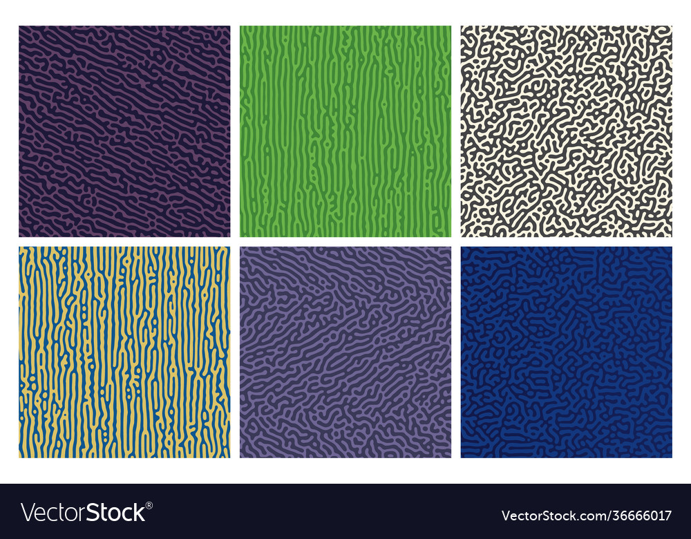 Turing reaction colorful background vector image Turing reaction colorful background
