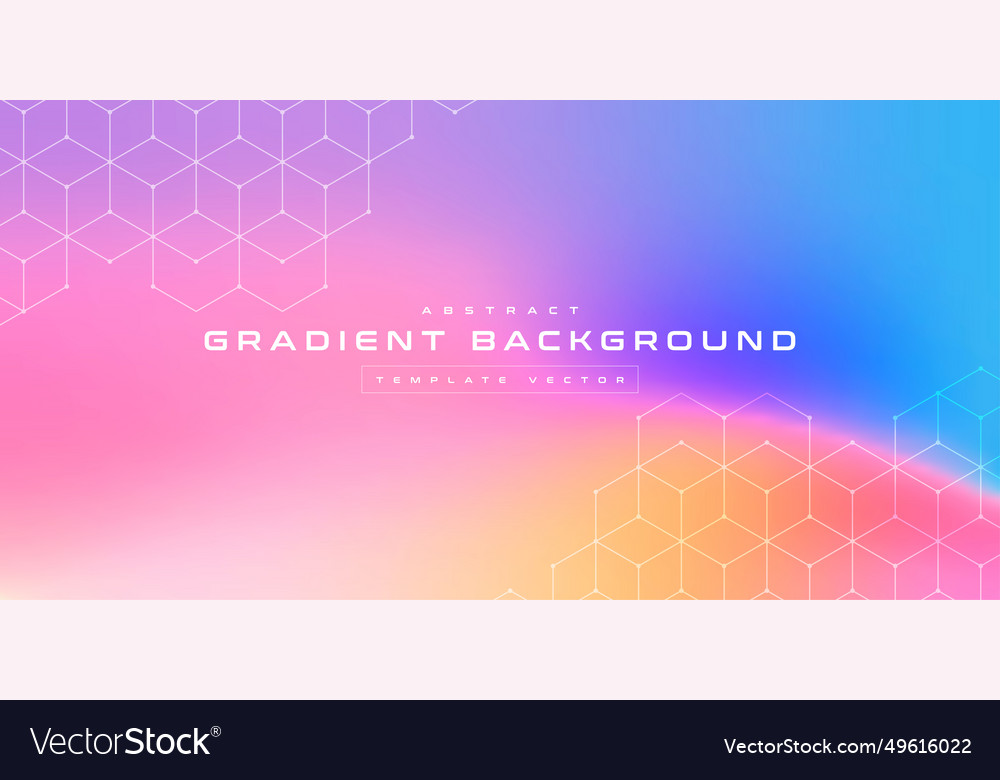 Abstract blurred colorful mesh gradient background vector image Abstract blurred colorful mesh gradient background
