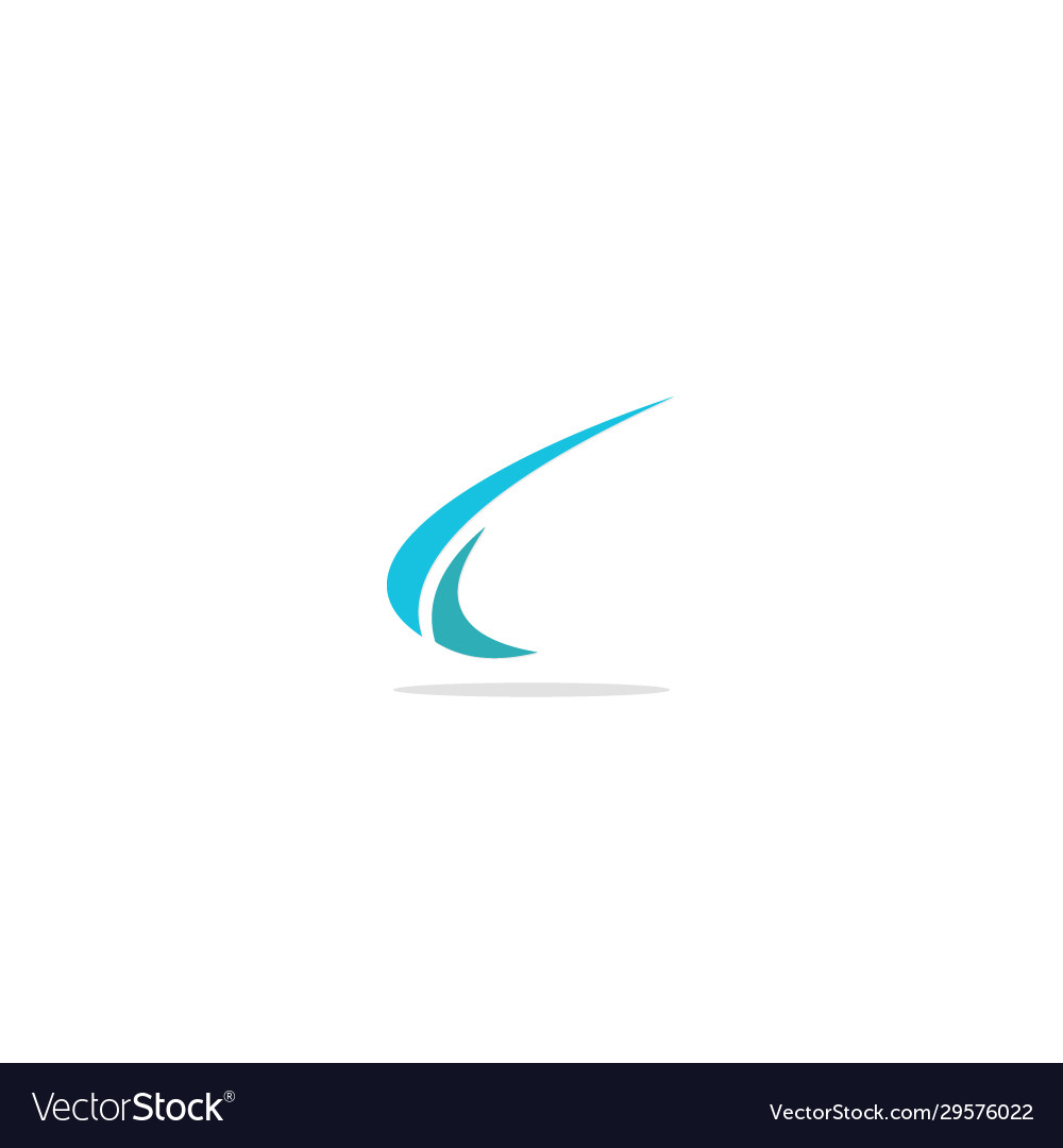 Abstract curve loop logo