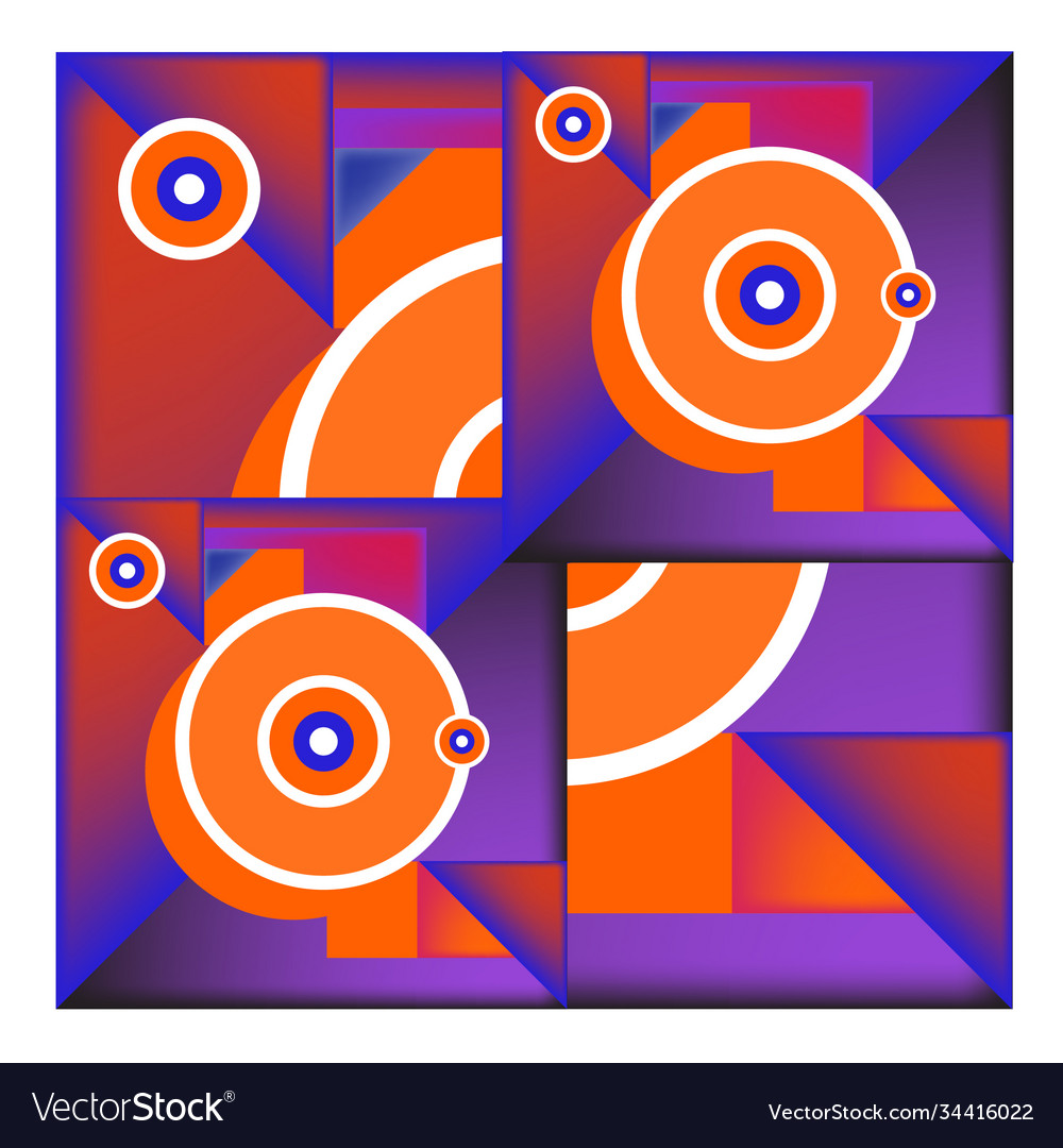 Abstract modern triangles background pattern vector image Abstract modern triangles background pattern