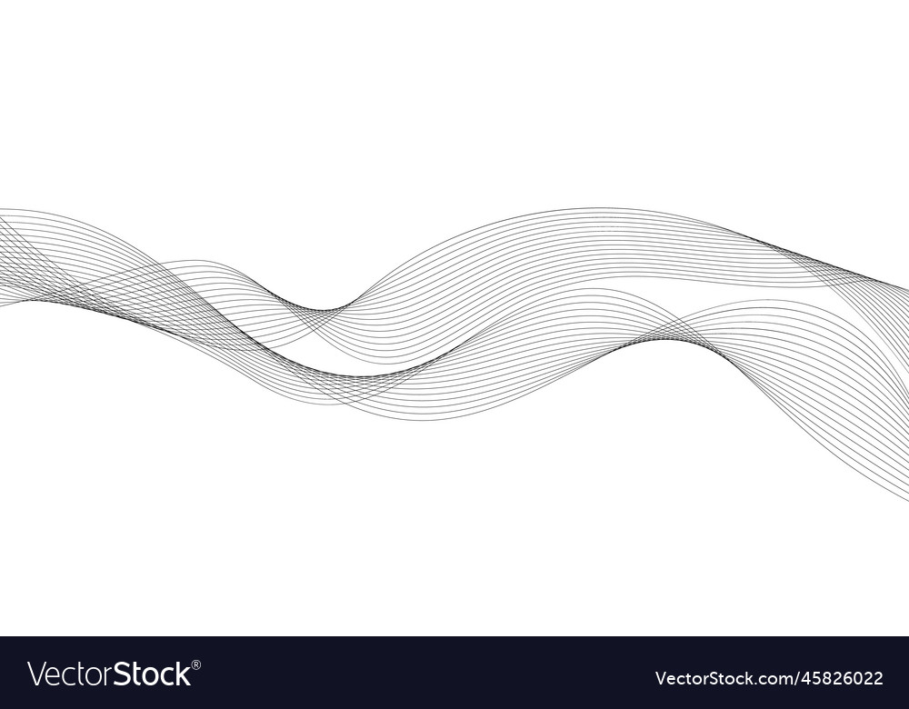 Abstract wave element for design digital vector image Abstract wave element for design digital