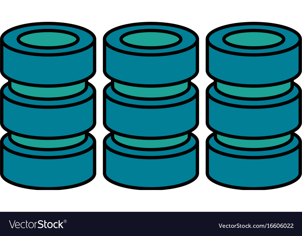 Databases web hosting icon image
