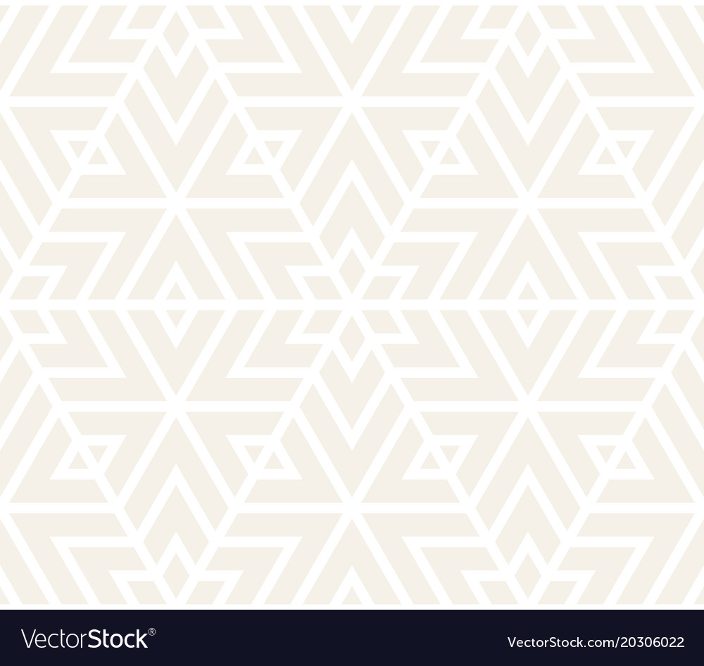 Modern Geometric Triangle Pattern