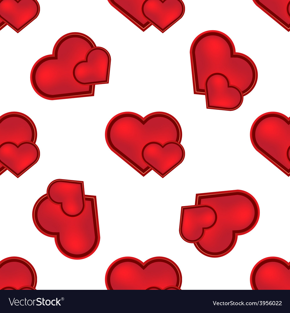 Pattern of hearts