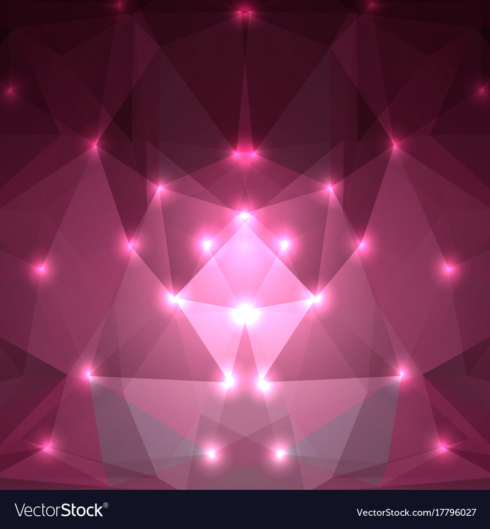 Abstract red triangles background