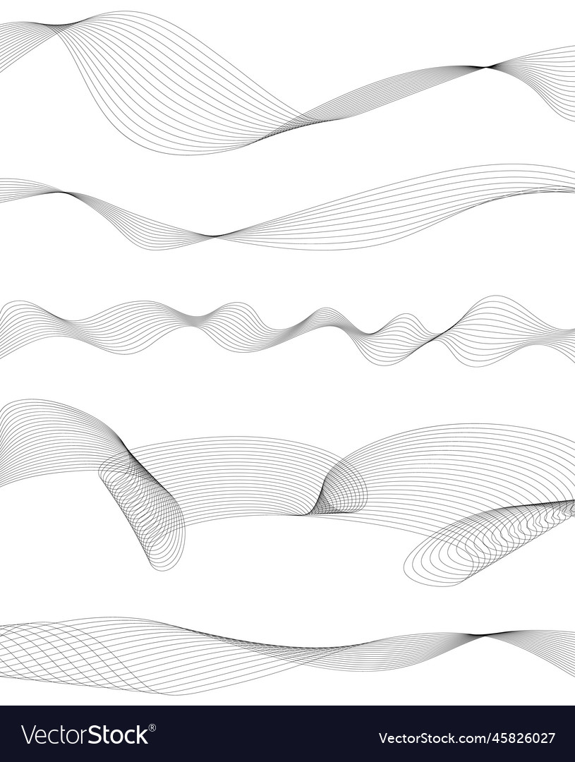 Abstract wave element for design digital vector image Abstract wave element for design digital